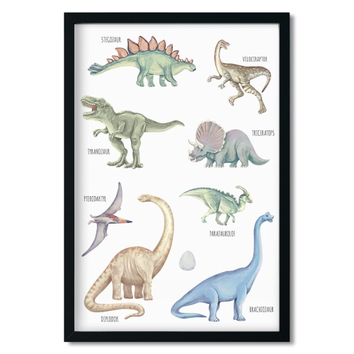 Dinosaurs> Posters for kids | Pastelowe Love