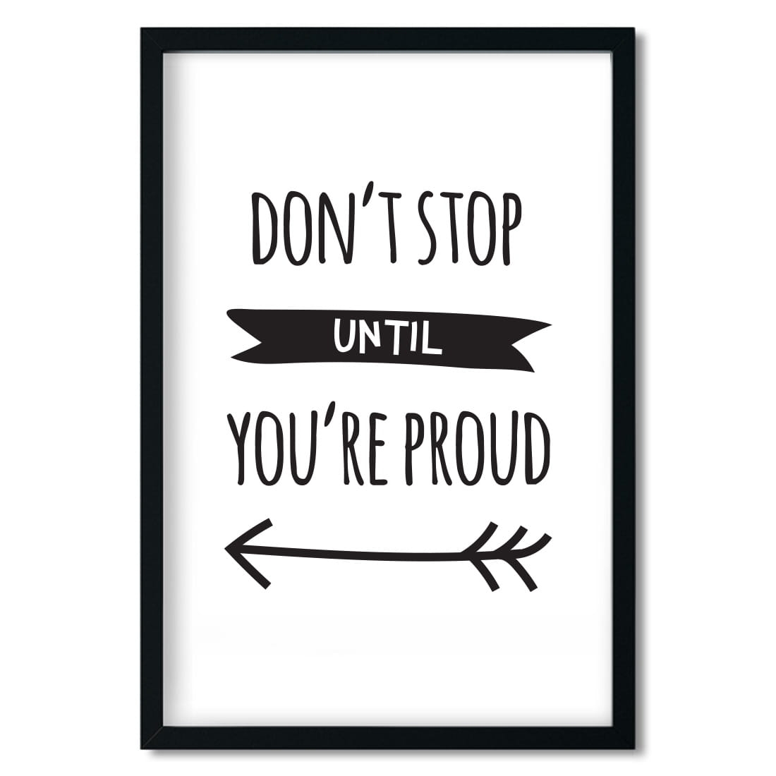 don't stop | plakat. plakat dla dzieci. dekoracje pokoju