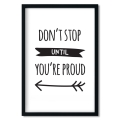 don't stop | plakat. plakat dla dzieci. dekoracje pokoju