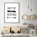 don't stop | plakat. plakat dla dzieci. dekoracje pokoju