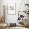don't stop | plakat. plakat dla dzieci. dekoracje pokoju