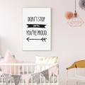 don't stop | plakat. plakat dla dzieci. dekoracje pokoju