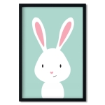 poster | rabbit - mint