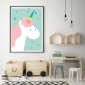 jednorożec | plakat. plakat dla dzieci. dekoracje pokoju