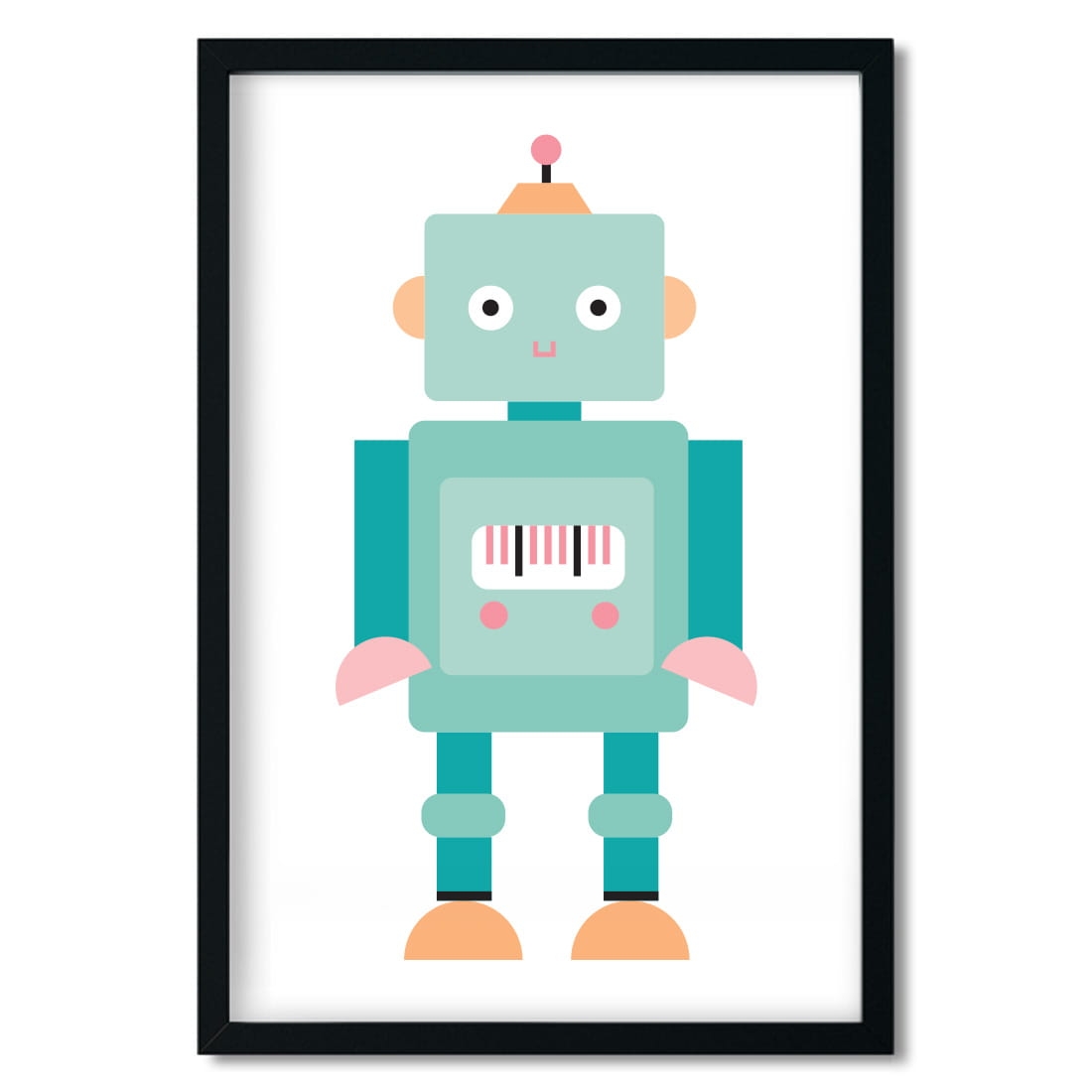 robot | plakat. plakat dla dzieci. dekoracje pokoju