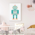 robot | plakat. plakat dla dzieci. dekoracje pokoju