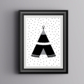tipi | plakat. plakat dla dzieci. dekoracje pokoju