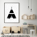 tipi | plakat. plakat dla dzieci. dekoracje pokoju