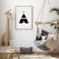 tipi | plakat. plakat dla dzieci. dekoracje pokoju