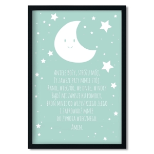 plakat | aniele boży - miętowy