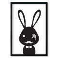 królik sherlock | plakat. plakat dla dzieci. dekoracje pokoju