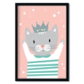 kotka mia | plakat. plakat dla dzieci. dekoracje pokoju