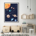 planety | plakat. plakat dla dzieci. dekoracje pokoju