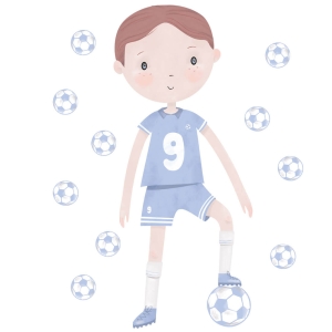 sticker | blue footballer