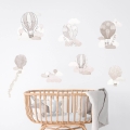 balony beżowe | naklejka. naklejka dla dzieci. dekoracje pokoju