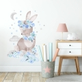 królik niebieski | naklejka. naklejka dla dzieci. dekoracje pokoju
