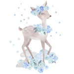sticker | blue roe