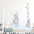 królik niebieski | miarka. naklejka dla dzieci. dekoracje pokoju