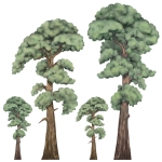 sticker | forest trees