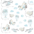 samoloty | naklejka. naklejka dla dzieci. dekoracje pokoju