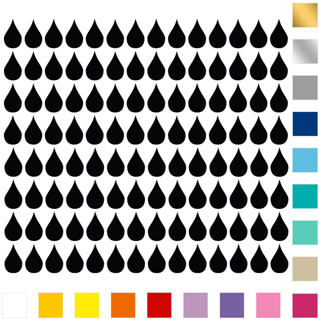 łezki małe | naklejka. naklejka dla dzieci. dekoracje pokoju