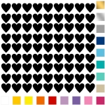 stickers | hearts - small
