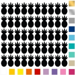 stickers | pineapples