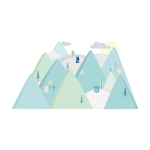 sticker | mint mountains S
