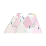 sticker | pink mountains S