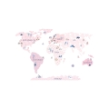 world map spring | sticker. children's wall decals. room decorations