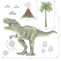 dinosaur t-rex  xxl | sticker. children's wall decals. room decorations