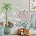 dinosaur triceratops  xxl | sticker. children's wall decals. room decorations