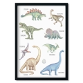 dinosaurs | poster. children's wall decals. room decorations