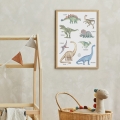 dinosaurs | poster. children's wall decals. room decorations