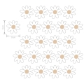 daisies set VI | wall sticker. children's wall decals. room decorations