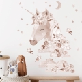 boho unicorn | wall sticker. children's wall decals. room decorations