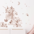 boho unicorn | wall sticker. children's wall decals. room decorations