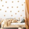 daisies boho | wall sticker. children's wall decals. room decorations