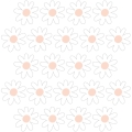 daisy wall sticker / daisy wall decal / wall stickers