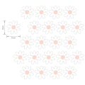 daisy wall sticker / daisy wall decal / wall stickers