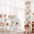 wall sticker flowers / wall decal flowers / wall sticker with flowers