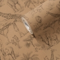 safari wallpaper / safari-themed wallpaper / children's wallpaper / pastelowe love wallpaper