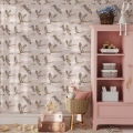 geese wallpaper / geese-themed wallpaper / children's wallpaper / pastelowe love wallpaper