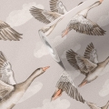 geese wallpaper / geese-themed wallpaper / children's wallpaper / pastelowe love wallpaper