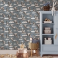geese wallpaper / geese-themed wallpaper / children's wallpaper / pastelowe love wallpaper