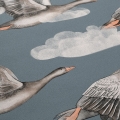 geese wallpaper / geese-themed wallpaper / children's wallpaper / pastelowe love wallpaper
