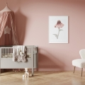 flower poster for kids / poster with flower for kids / kids' poster / poster for children's room
