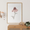 flower poster for kids / poster with flower for kids / kids' poster / poster for children's room
