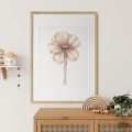 flower poster for kids / poster with flower for kids / kids' poster / poster for children's room