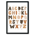 alphabet poster / educational posters / kids' poster / poster for children's room